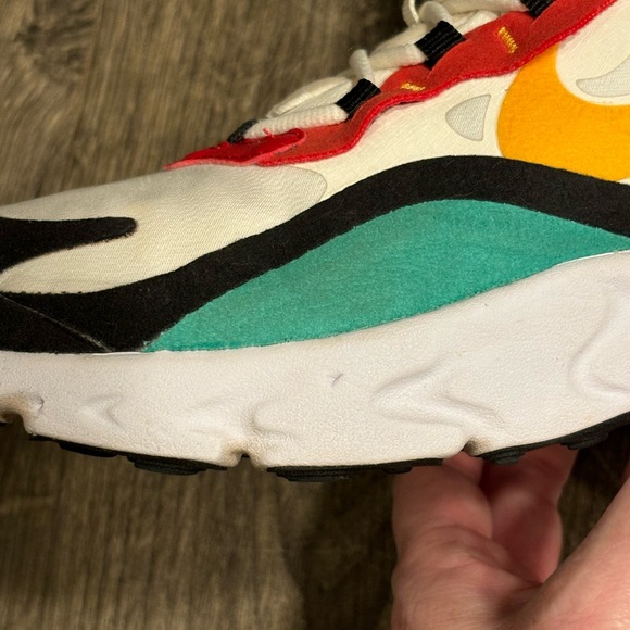 Nike Air Max 270 React Bauhaus Youth size 6Y • 2019 •BQ0103-001 • Multicolored - Picture 10 of 11